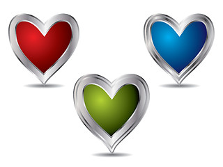 Image showing Valentine buttons 