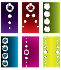 Image showing Rings & buttons business card set