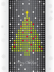 Image showing Dotted christmas card 