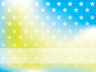 Image showing Abstract color background with stars 