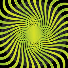 Image showing Abstract green twirl 