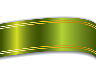 Image showing Green ribbon 