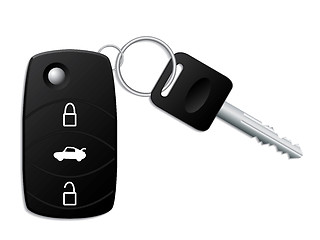 Image showing Car key with remote