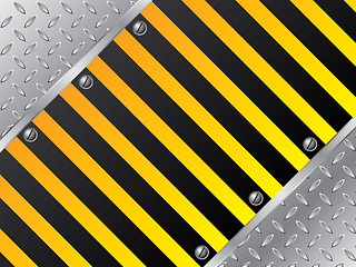 Image showing Steel plate background