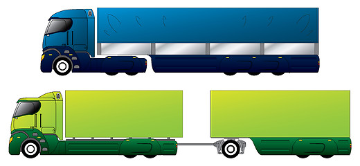 Image showing Aerodynamic trucks 