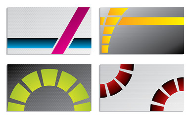 Image showing Abstract business card set 