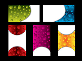 Image showing Bubbles business card set 