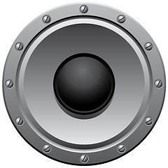 Image showing Gray speaker 