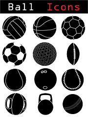 Image showing Ball Icons