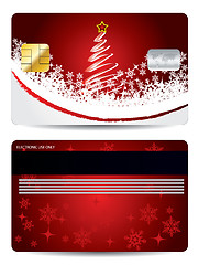 Image showing Christmas credit card design 