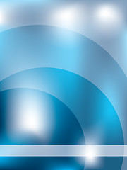 Image showing Abstract blue backdrop 
