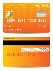 Image showing Textured credit card design