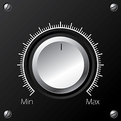 Image showing Volume knob with calibration