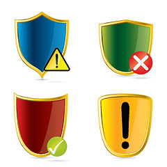 Image showing Security shields 
