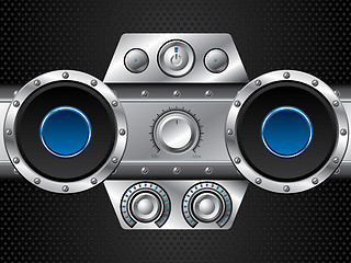 Image showing Hi fi set with speakers 