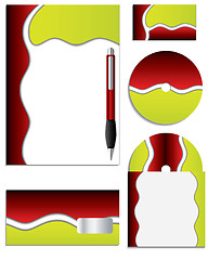 Image showing Red & Green Company vector set 