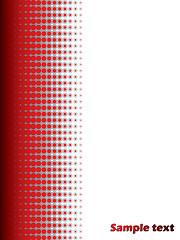 Image showing Halftone red background 2