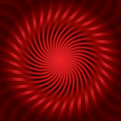 Image showing Red twirl 