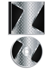 Image showing Metallic disc and cover design 