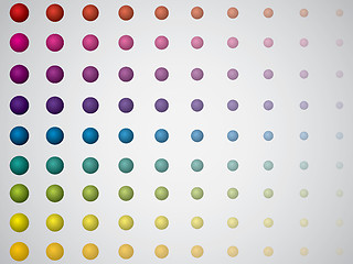 Image showing Rainbow dots 