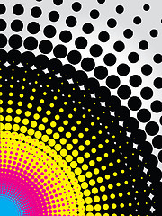 Image showing Abstract cmyk background