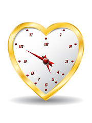 Image showing Heart clock 