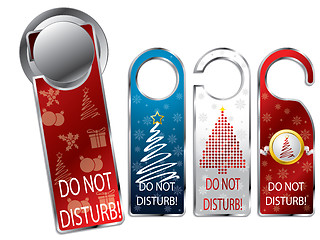 Image showing Christmas design privacy labels