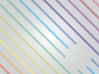 Image showing Rainbow lines 