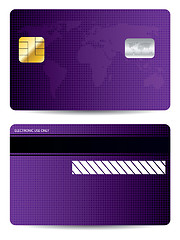 Image showing Purple world credit card 
