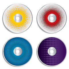 Image showing Cd's with halftones