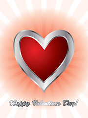 Image showing Valentine day card 