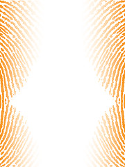 Image showing Fingerprinted background with orange color 