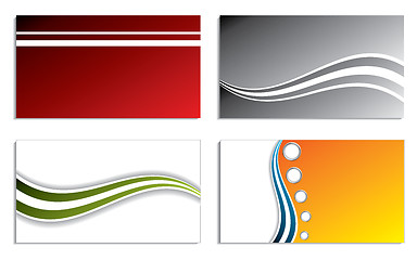 Image showing Cool new business card set 8 