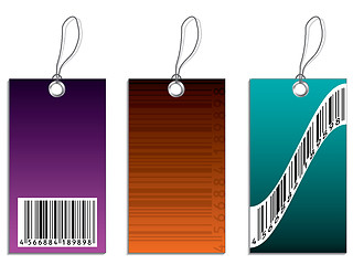 Image showing Labels with bar-code 