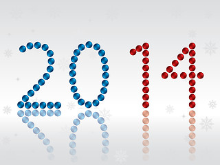 Image showing 2014 bubble background 