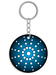 Image showing Blue keyholder 