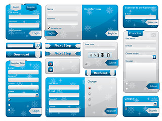 Image showing Web form design christmas edition 