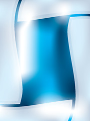 Image showing Abstract background design with blue mesh 