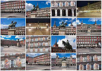 Image showing Plaza Mayor in Madrid