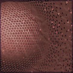 Image showing Abstract 3D geometric illustration.