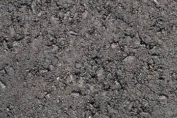 Image showing New Asphalt Driveway Macro