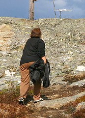 Image showing Overweight woman