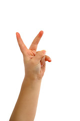 Image showing V Sign