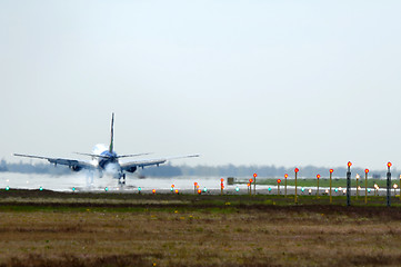 Image showing Plane and lights