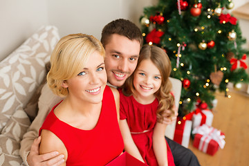 Image showing happy family at home