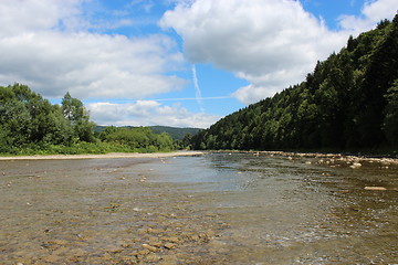 Image showing beautiful speed mountainous river