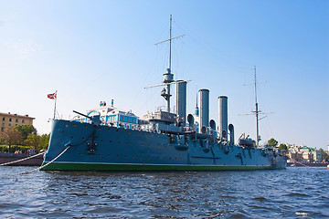 Image showing Aurora in Saint Petersburg