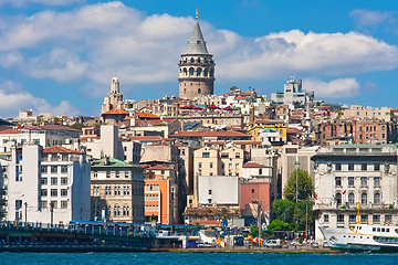 Image showing Galata district