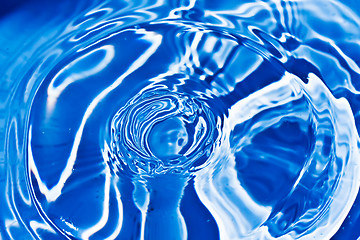 Image showing Blue water