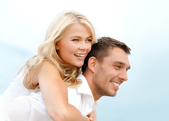 Image showing couple at seaside